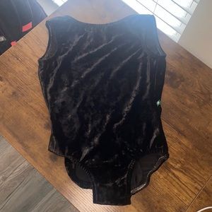 Black velvet luckyleo leotard